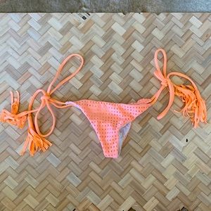 Acacia Swimwear Bikini Bottoms Size P XS Tie Sides